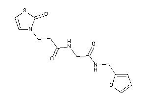 N-[2-(2-furfurylamino)-2-keto-ethyl]-3-(2-keto-4-thiazolin-3-yl)propionamide