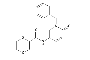 N-(1-benzyl-6-keto-3-pyridyl)-1,4-dioxane-2-carboxamide