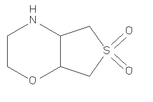 3,4,4a,5,7,7a-hexahydro-2H-thieno[3,4-b][1,4]oxazine 6,6-dioxide