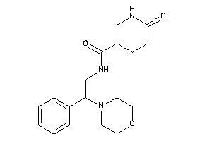 6-keto-N-(2-morpholino-2-phenyl-ethyl)nipecotamide