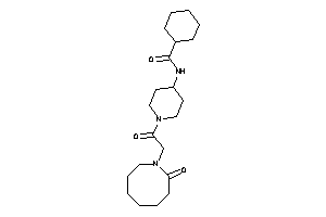 N-[1-[2-(2-ketoazocan-1-yl)acetyl]-4-piperidyl]cyclohexanecarboxamide