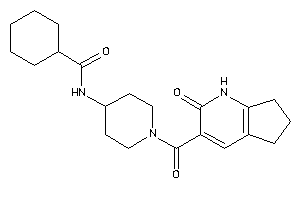 Image of N-[1-(2-keto-1,5,6,7-tetrahydro-1-pyrindine-3-carbonyl)-4-piperidyl]cyclohexanecarboxamide