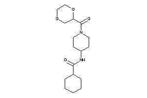 N-[1-(1,4-dioxane-2-carbonyl)-4-piperidyl]cyclohexanecarboxamide