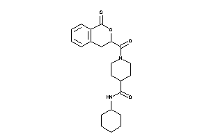 N-cyclohexyl-1-(1-ketoisochroman-3-carbonyl)isonipecotamide