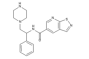 N-(1-phenyl-2-piperazino-ethyl)isothiazolo[5,4-b]pyridine-5-carboxamide