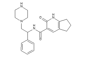 Image of 2-keto-N-(1-phenyl-2-piperazino-ethyl)-1,5,6,7-tetrahydro-1-pyrindine-3-carboxamide