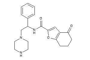 4-keto-N-(1-phenyl-2-piperazino-ethyl)-6,7-dihydro-5H-benzofuran-2-carboxamide