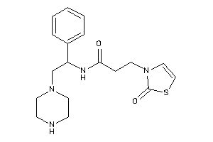 3-(2-keto-4-thiazolin-3-yl)-N-(1-phenyl-2-piperazino-ethyl)propionamide