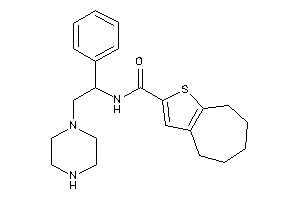 N-(1-phenyl-2-piperazino-ethyl)-5,6,7,8-tetrahydro-4H-cyclohepta[b]thiophene-2-carboxamide