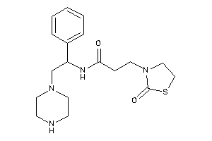 3-(2-ketothiazolidin-3-yl)-N-(1-phenyl-2-piperazino-ethyl)propionamide