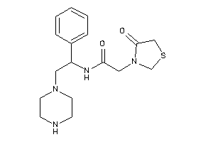 2-(4-ketothiazolidin-3-yl)-N-(1-phenyl-2-piperazino-ethyl)acetamide