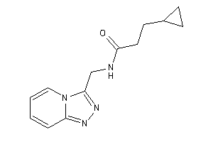 3-cyclopropyl-N-([1,2,4]triazolo[4,3-a]pyridin-3-ylmethyl)propionamide