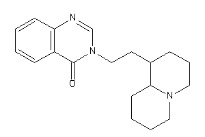 3-(2-quinolizidin-1-ylethyl)quinazolin-4-one