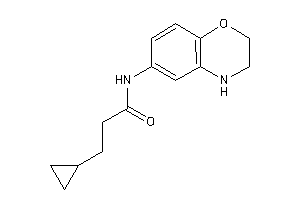 3-cyclopropyl-N-(3,4-dihydro-2H-1,4-benzoxazin-6-yl)propionamide