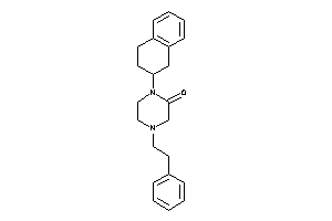 Image of 4-phenethyl-1-tetralin-2-yl-piperazin-2-one