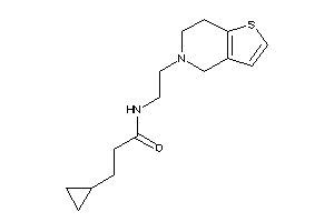 3-cyclopropyl-N-[2-(6,7-dihydro-4H-thieno[3,2-c]pyridin-5-yl)ethyl]propionamide