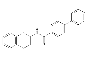 Image of 4-phenyl-N-tetralin-2-yl-benzamide