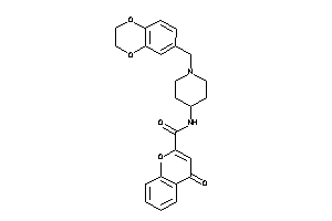 N-[1-(2,3-dihydro-1,4-benzodioxin-6-ylmethyl)-4-piperidyl]-4-keto-chromene-2-carboxamide