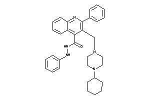 3-[(4-cyclohexylpiperazino)methyl]-N',2-diphenyl-cinchoninohydrazide