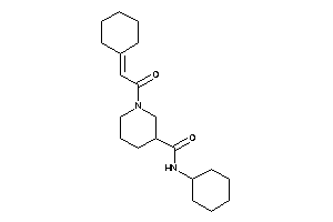 N-cyclohexyl-1-(2-cyclohexylideneacetyl)nipecotamide