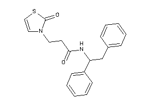 N-(1,2-diphenylethyl)-3-(2-keto-4-thiazolin-3-yl)propionamide