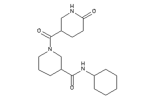 N-cyclohexyl-1-(6-ketonipecotoyl)nipecotamide