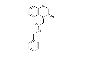 2-(3-keto-1,4-benzoxazin-4-yl)-N-(4-pyridylmethyl)acetamide