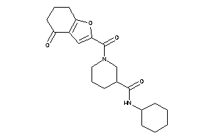 N-cyclohexyl-1-(4-keto-6,7-dihydro-5H-benzofuran-2-carbonyl)nipecotamide