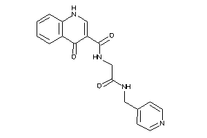 4-keto-N-[2-keto-2-(4-pyridylmethylamino)ethyl]-1H-quinoline-3-carboxamide