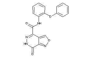 7-keto-N-(2-phenoxyphenyl)-6H-isoxazolo[3,4-d]pyridazine-4-carboxamide