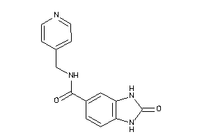 2-keto-N-(4-pyridylmethyl)-1,3-dihydrobenzimidazole-5-carboxamide