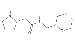 2-pyrrolidin-2-yl-N-(tetrahydropyran-2-ylmethyl)acetamide