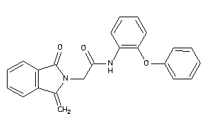 2-(1-keto-3-methylene-isoindolin-2-yl)-N-(2-phenoxyphenyl)acetamide