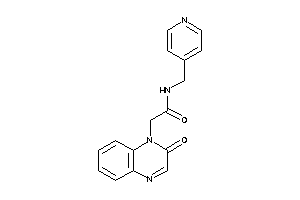 2-(2-ketoquinoxalin-1-yl)-N-(4-pyridylmethyl)acetamide