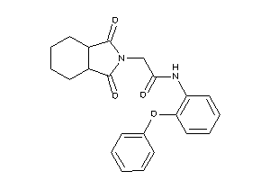 2-(1,3-diketo-3a,4,5,6,7,7a-hexahydroisoindol-2-yl)-N-(2-phenoxyphenyl)acetamide