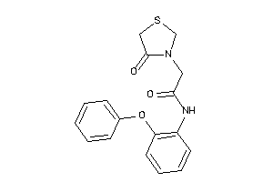 2-(4-ketothiazolidin-3-yl)-N-(2-phenoxyphenyl)acetamide