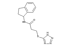 N-indan-1-yl-3-(1H-tetrazol-5-ylthio)propionamide