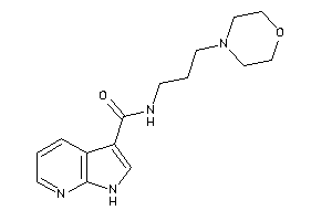 N-(3-morpholinopropyl)-1H-pyrrolo[2,3-b]pyridine-3-carboxamide