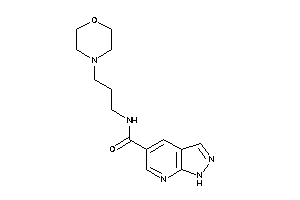 N-(3-morpholinopropyl)-1H-pyrazolo[3,4-b]pyridine-5-carboxamide