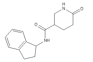 N-indan-1-yl-6-keto-nipecotamide