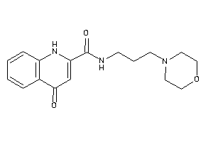 4-keto-N-(3-morpholinopropyl)-1H-quinoline-2-carboxamide