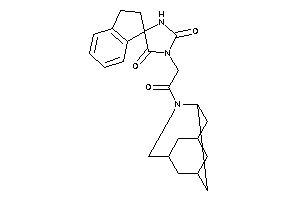 3-(2-keto-2-BLAHyl-ethyl)spiro[imidazolidine-5,1'-indane]-2,4-quinone