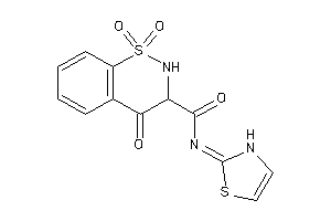 1,1,4-triketo-N-(4-thiazolin-2-ylidene)-2,3-dihydrobenzo[e]thiazine-3-carboxamide
