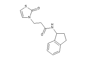 N-indan-1-yl-3-(2-keto-4-thiazolin-3-yl)propionamide