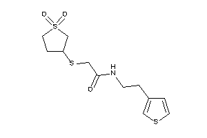 2-[(1,1-diketothiolan-3-yl)thio]-N-[2-(3-thienyl)ethyl]acetamide