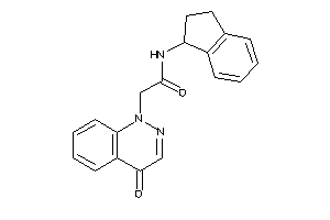 N-indan-1-yl-2-(4-ketocinnolin-1-yl)acetamide