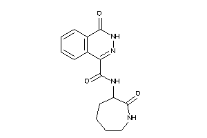 4-keto-N-(2-ketoazepan-3-yl)-3H-phthalazine-1-carboxamide