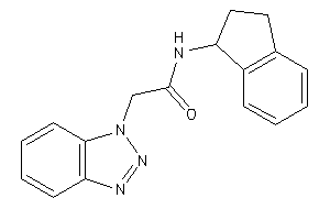 2-(benzotriazol-1-yl)-N-indan-1-yl-acetamide