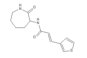 N-(2-ketoazepan-3-yl)-3-(3-thienyl)acrylamide