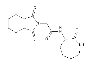 2-(1,3-diketo-3a,4,5,6,7,7a-hexahydroisoindol-2-yl)-N-(2-ketoazepan-3-yl)acetamide